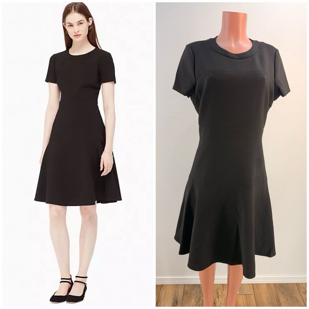 NEW KATE SPADE New York WOMEN Dress SZ 12 Black - Picture 1 of 17